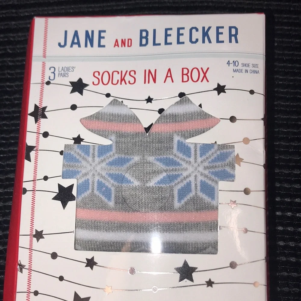 🆕Jane & Bleecker Socks In A Box